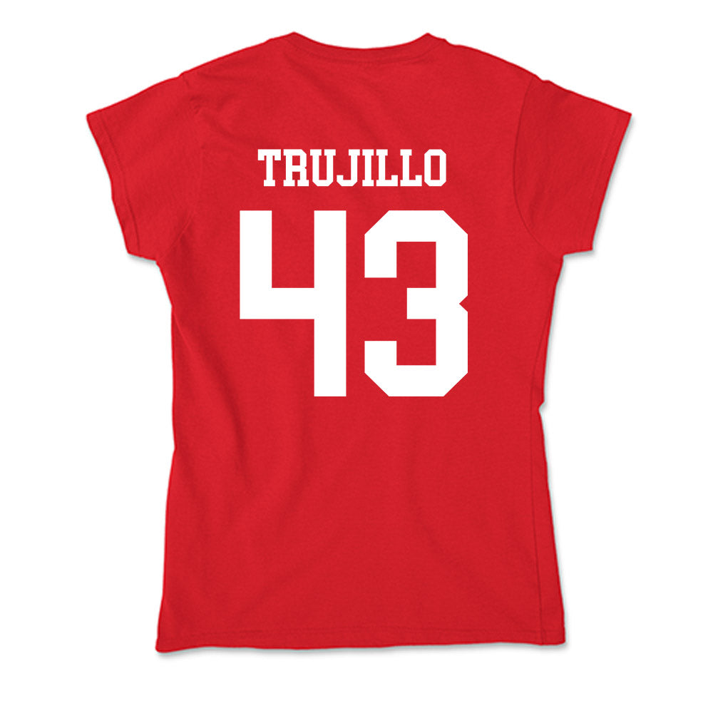 New Mexico - NCAA Baseball : Gene Trujillo - Soft Style Women’s T-Shirt-1