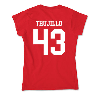 New Mexico - NCAA Baseball : Gene Trujillo - Soft Style Women’s T-Shirt-1