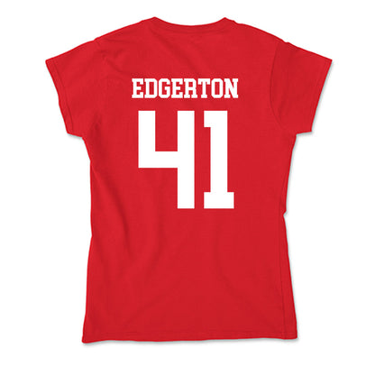 New Mexico - NCAA Baseball : Seth Edgerton - Soft Style Women’s T-Shirt-1