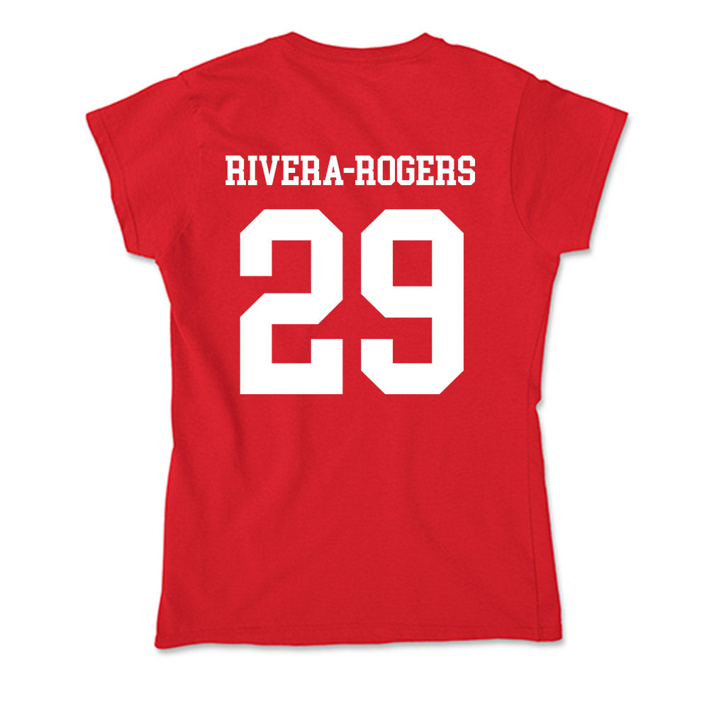New Mexico - NCAA Football : Xavier Rivera-Rogers - Soft Style Women’s T-Shirt-1
