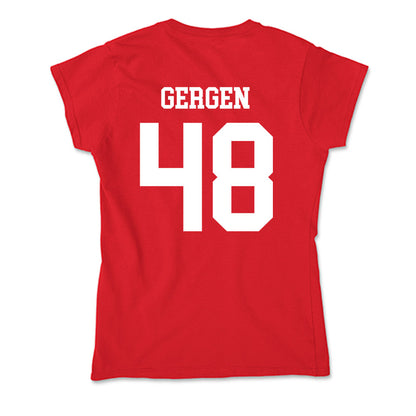 New Mexico - NCAA Baseball : Jacob Gergen - Soft Style Women’s T-Shirt-1