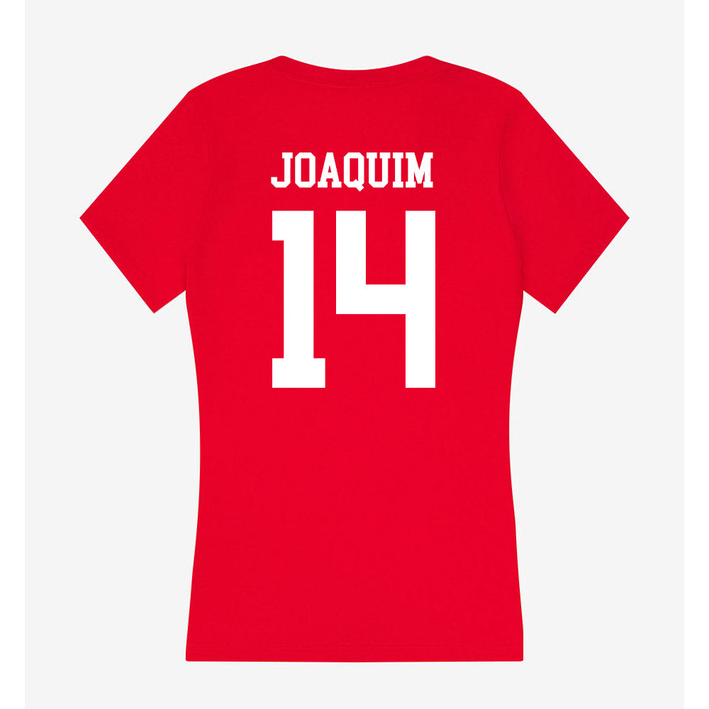 New Mexico - NCAA Women's Basketball : Hulda Joaquim - Women's V-Neck T-Shirt-1