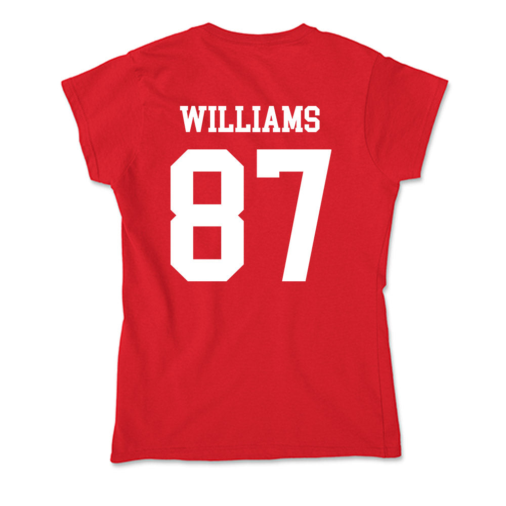 New Mexico - NCAA Football : Abraham Williams - Soft Style Women’s T-Shirt-1