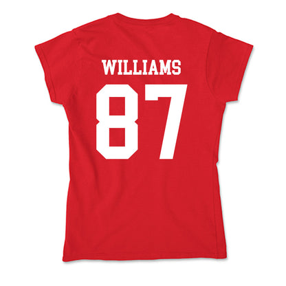 New Mexico - NCAA Football : Abraham Williams - Soft Style Women’s T-Shirt-1
