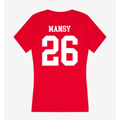 New Mexico - NCAA Baseball : Luke Mansy - Women's V-Neck T-Shirt-1