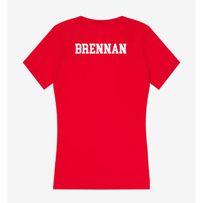 New Mexico - NCAA Women's Track & Field : Jaime Brennan - Women's V-Neck T-Shirt-1