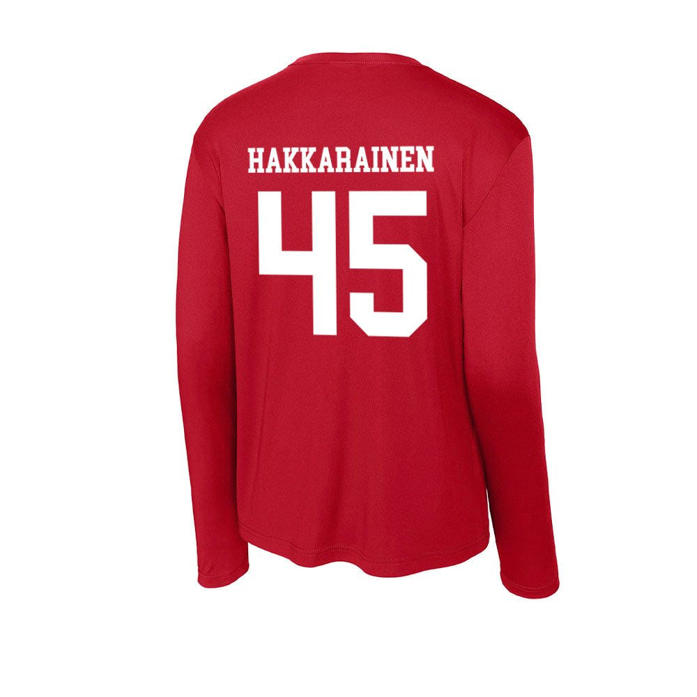 New Mexico - NCAA Women's Basketball : Lilli Hakkarainen - Activewear Long Sleeve T-Shirt-1