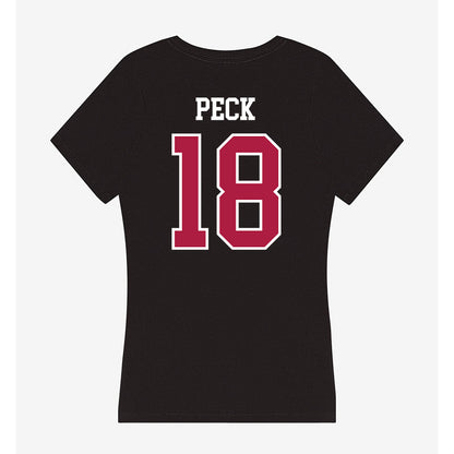 Detroit Mercy - NCAA Women's Lacrosse : Jane Peck - Women's V-Neck T-Shirt-1