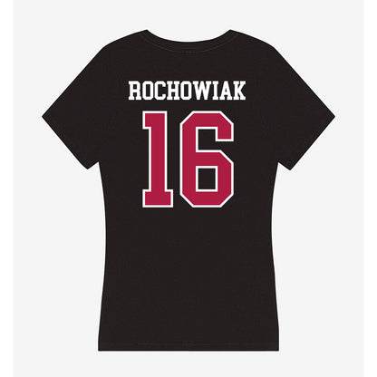 Detroit Mercy - NCAA Men's Lacrosse : Sam Rochowiak - Women's V-Neck T-Shirt-1