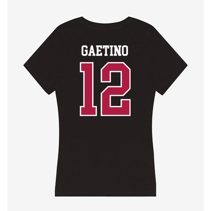 Detroit Mercy - NCAA Men's Soccer : Hayden Gaetino - Women's V-Neck T-Shirt-1