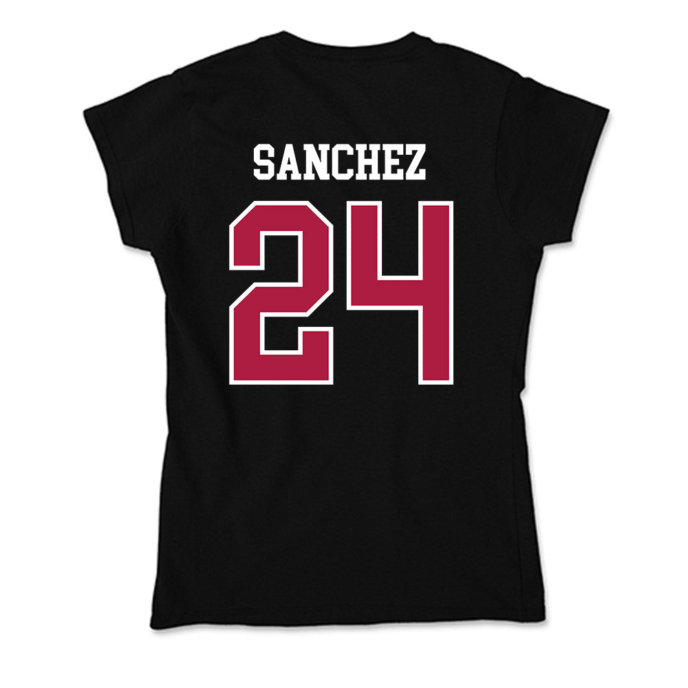 Detroit Mercy - NCAA Men's Soccer : Sebastian Sanchez - Soft Style Women’s T-Shirt-1