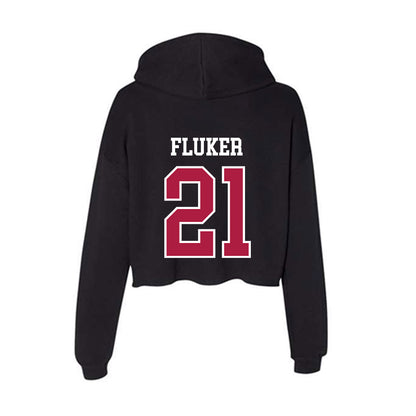 Detroit Mercy - NCAA Softball : Allison Fluker - Women's Crop Fleece Hoodie-1