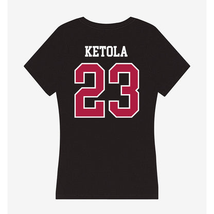 Detroit Mercy - NCAA Softball : Wendy Ketola - Women's V-Neck T-Shirt-1