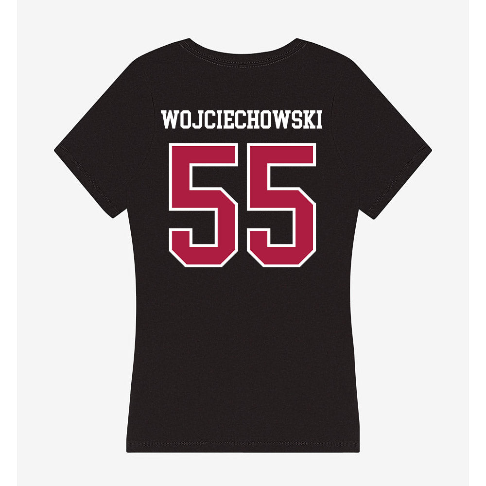 Detroit Mercy - NCAA Men's Lacrosse : DJ Wojciechowski - Women's V-Neck T-Shirt-1