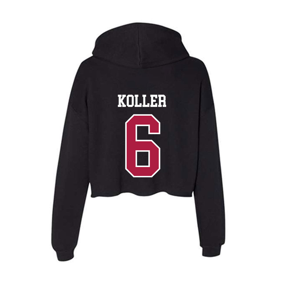Detroit Mercy - NCAA Women's Lacrosse : Julienna Koller - Women's Crop Fleece Hoodie-1