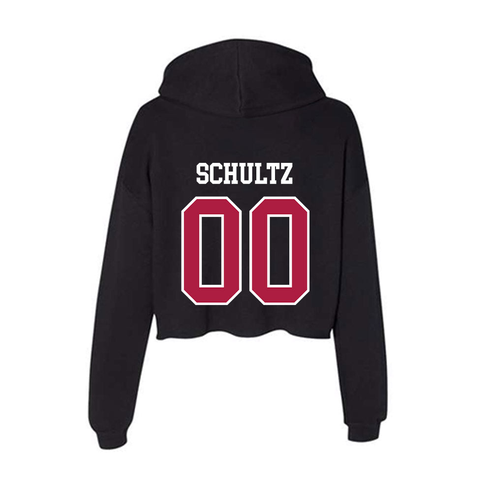 Detroit Mercy - NCAA Softball : Savannah Schultz - Women's Crop Fleece Hoodie-1