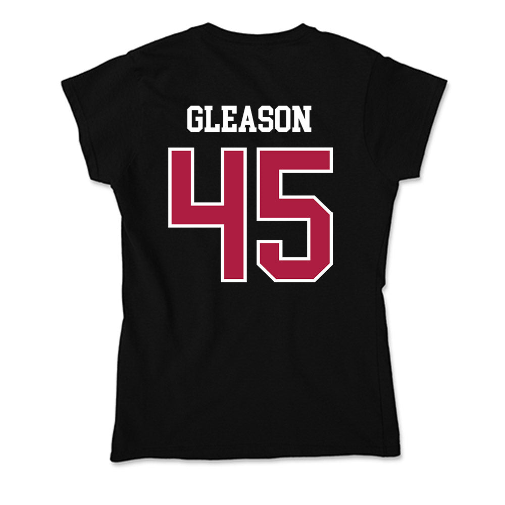 Detroit Mercy - NCAA Men's Lacrosse : Zach Gleason - Soft Style Women’s T-Shirt-1