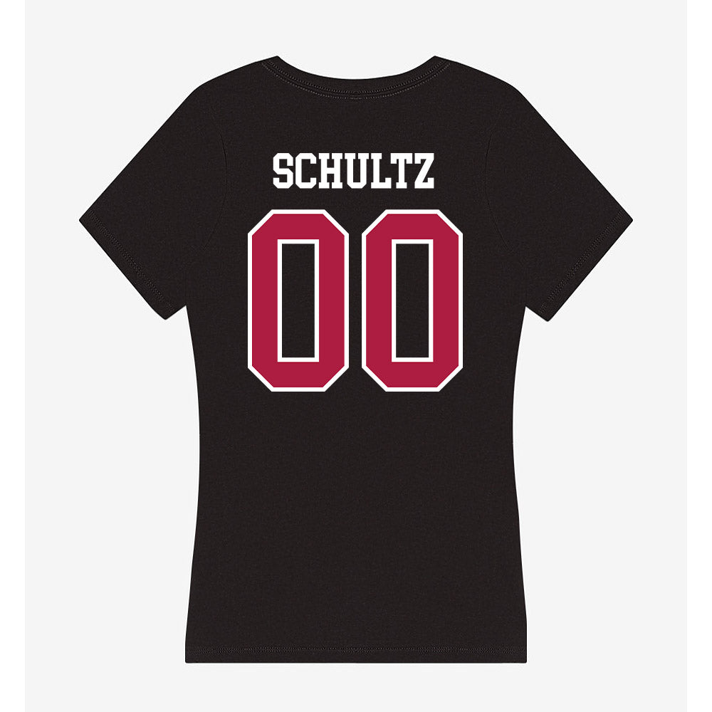 Detroit Mercy - NCAA Softball : Savannah Schultz - Women's V-Neck T-Shirt-1