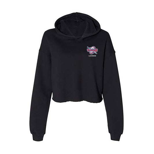 Detroit Mercy - NCAA Women's Lacrosse : Molly Leyes - Women's Crop Fleece Hooded Sweatshirt-0