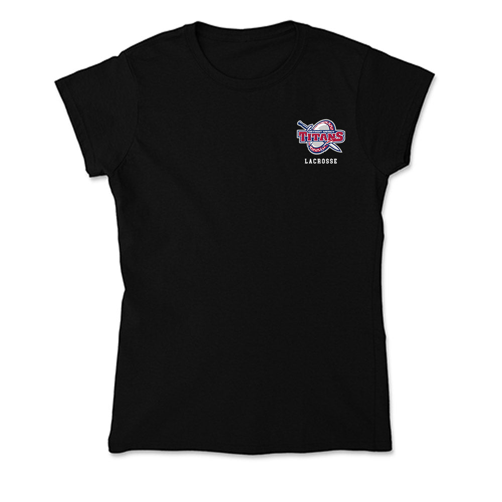 Detroit Mercy - NCAA Men's Lacrosse : Vince Vale - Soft Style Women’s T-Shirt-0
