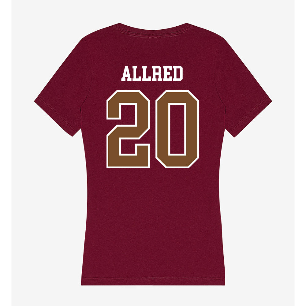 Montana - NCAA Softball : Kodi Allred - Women's V-Neck T-Shirt-1