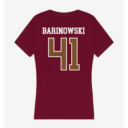 Montana - NCAA Football : Ryder Barinowski - Women's V-Neck T-Shirt-1
