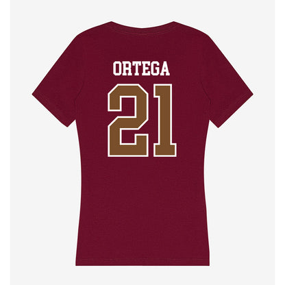 Montana - NCAA Softball : Cameryn Ortega - Women's V-Neck T-Shirt-1
