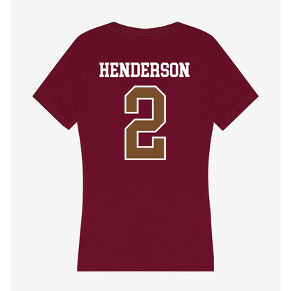 Montana - NCAA Men's Basketball : Chaseh Henderson - Women's V-Neck T-Shirt-1