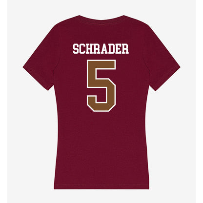 Montana - NCAA Football : Hudson Schrader - Classic Shersey Women's V-Neck T-Shirt-1
