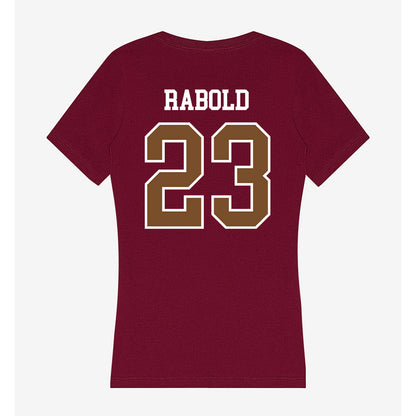 Montana - NCAA Women's Soccer : Alexis Rabold - Women's V-Neck T-Shirt-1