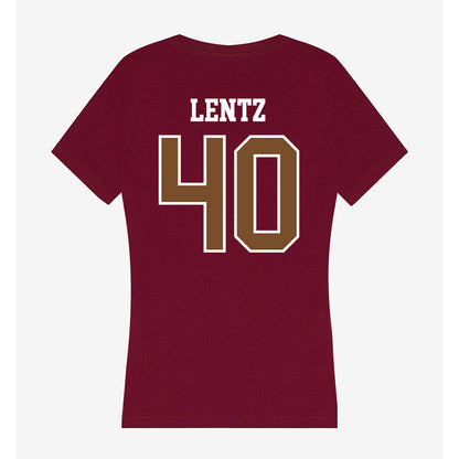 Montana - NCAA Football : Colton Lentz - Women's V-Neck T-Shirt-1