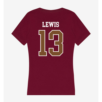 Montana - NCAA Women's Soccer : Elli Lewis - Women's V-Neck T-Shirt-1
