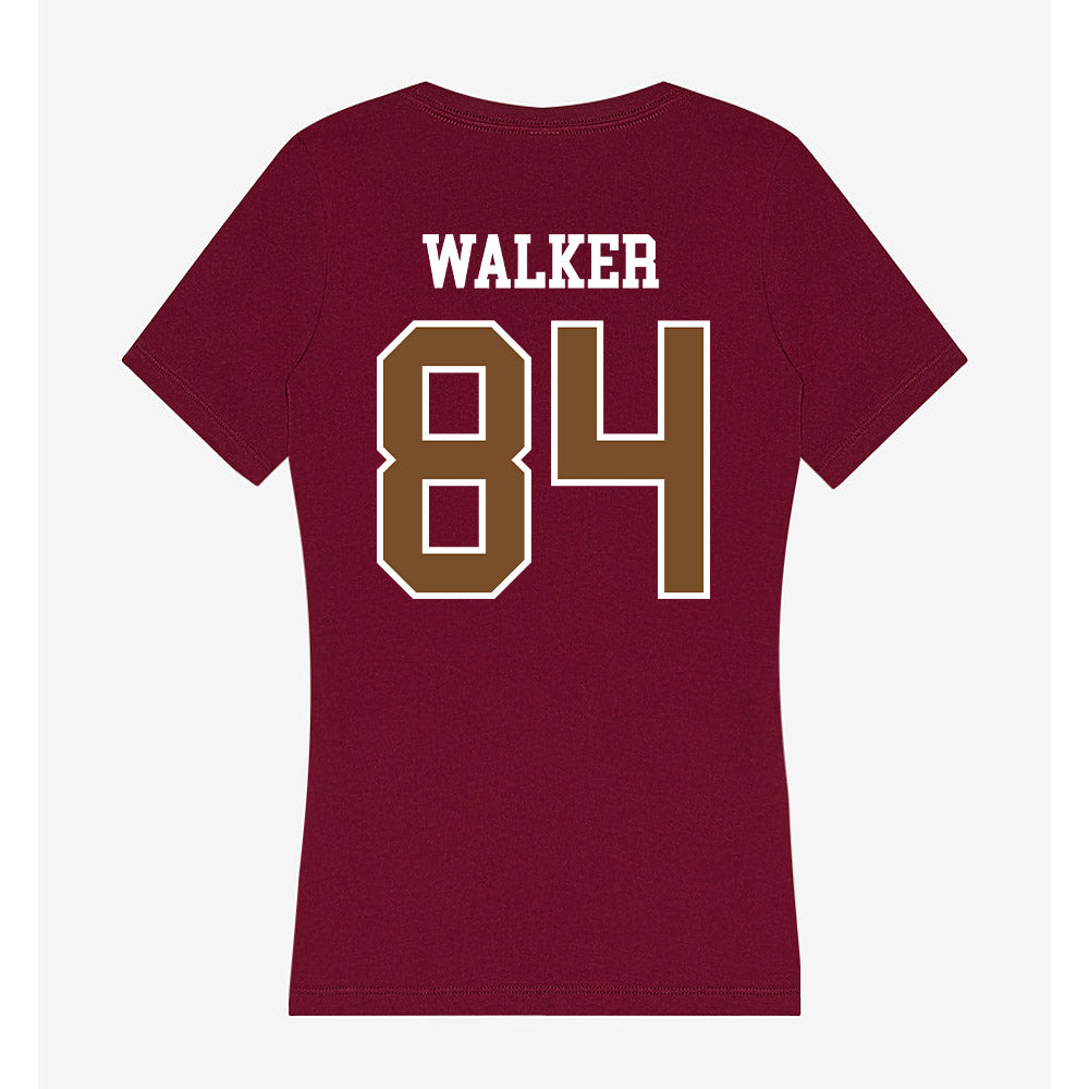 Montana - NCAA Football : Grady Walker - Women's V-Neck T-Shirt-1