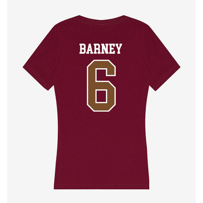 Montana - NCAA Softball : Jenna Barney - Women's V-Neck T-Shirt-1