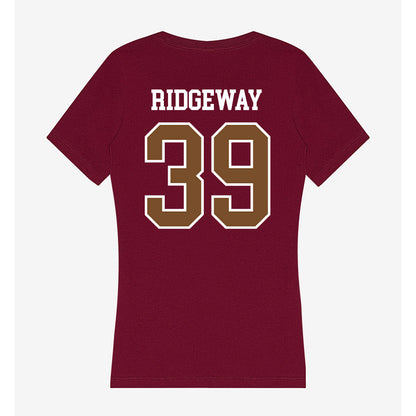 Montana - NCAA Football : fynn ridgeway - Women's V-Neck T-Shirt-1