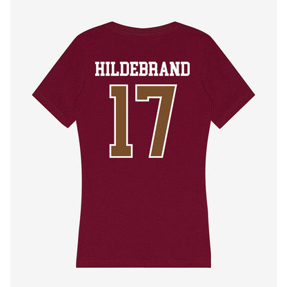 Montana - NCAA Women's Soccer : Mackenzie Hildebrand - Women's V-Neck T-Shirt-1