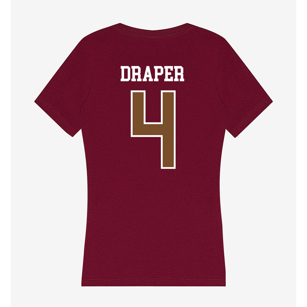 Montana - NCAA Women's Soccer : Mia Draper - Women's V-Neck T-Shirt-1