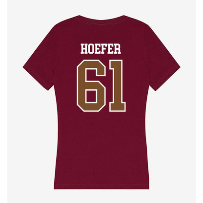 Montana - NCAA Football : Lincoln Hoefer - Women's V-Neck T-Shirt-1