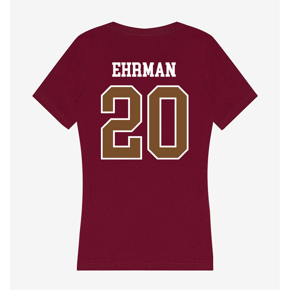 Montana - NCAA Women's Basketball : Rae Ehrman - Women's V-Neck T-Shirt-1