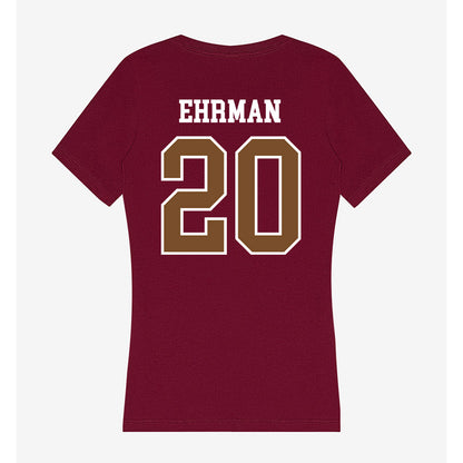Montana - NCAA Women's Basketball : Rae Ehrman - Women's V-Neck T-Shirt-1