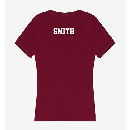 Montana - NCAA Women's Track & Field : Ani Smith - Women's V-Neck T-Shirt-1
