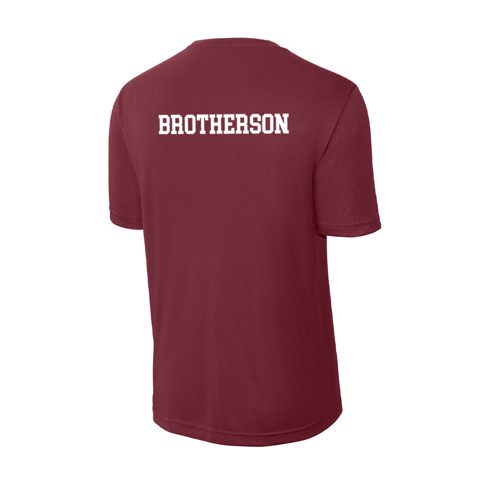 Montana - NCAA Men's Track & Field : Easton Brotherson - Activewear T-Shirt-1