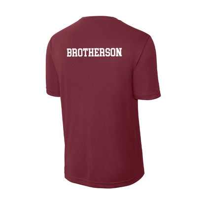 Montana - NCAA Men's Track & Field : Easton Brotherson - Activewear T-Shirt-1