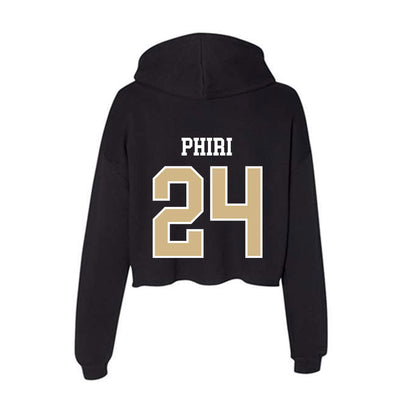 GWU - NCAA Women's Basketball : Colleen Phiri - Women's Crop Fleece Hoodie-1