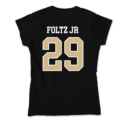 GWU - NCAA Baseball : Michael Foltz Jr - Soft Style Women’s T-Shirt-1
