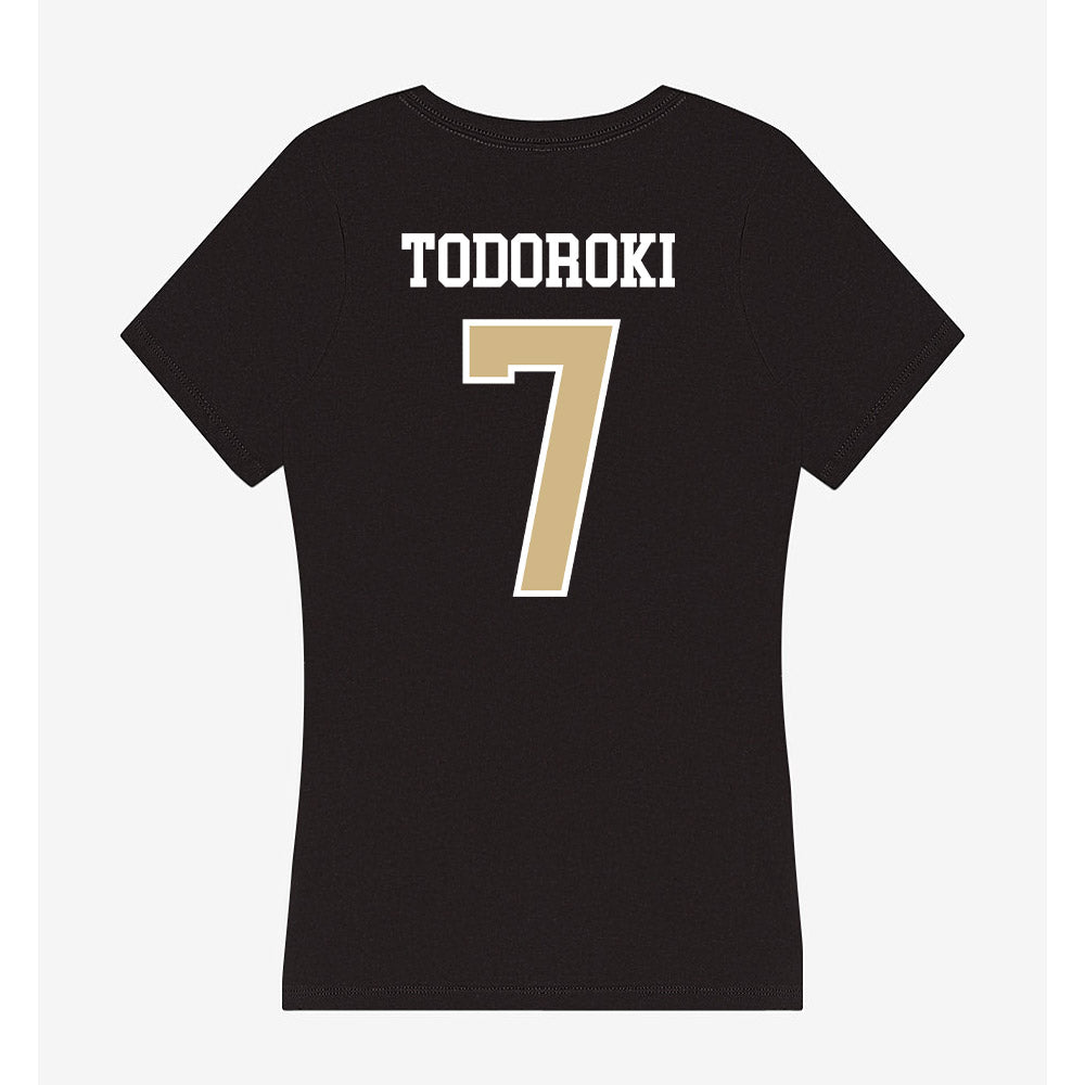 GWU - NCAA Softball : Emi Todoroki - Women's V-Neck T-Shirt-1