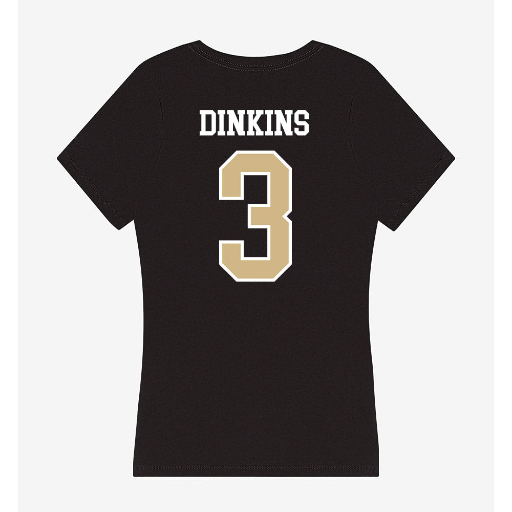 GWU - NCAA Men's Basketball : Tre Dinkins - Women's V-Neck T-Shirt-1