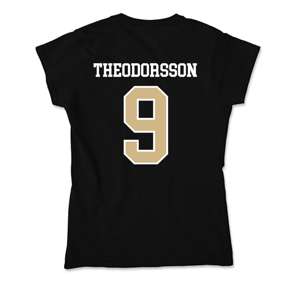 GWU - NCAA Women's Basketball : Emma Theodorsson - Soft Style Women’s T-Shirt-1