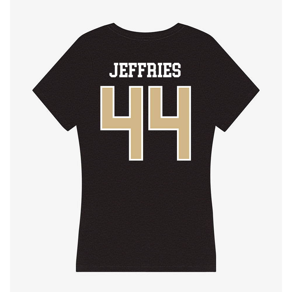 GWU - NCAA Baseball : Graham Jeffries - Women's V-Neck T-Shirt-1