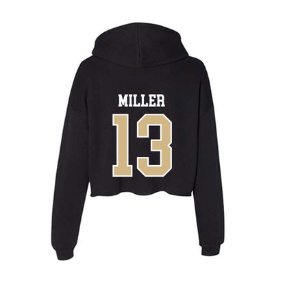 GWU - NCAA Baseball : Gavin Miller - Women's Crop Fleece Hoodie-1